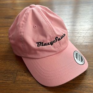 Unisex Pink Yupoong Adjustable Cotton Baseball Cap